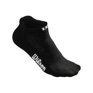 Wilson womens no show socks black p